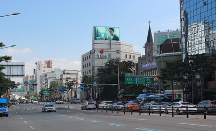 동대문 두타몰 전광판